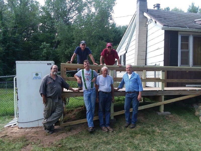 Barker Lions Club helps to install ramps